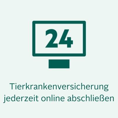 Tierkrankenversicherung jederzeit online abschließen