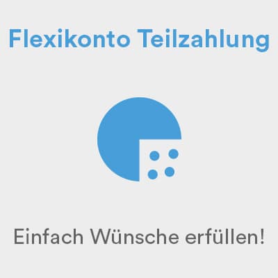 Flexikonto Teilzahlung. Einfach Wünsche erfüllen.