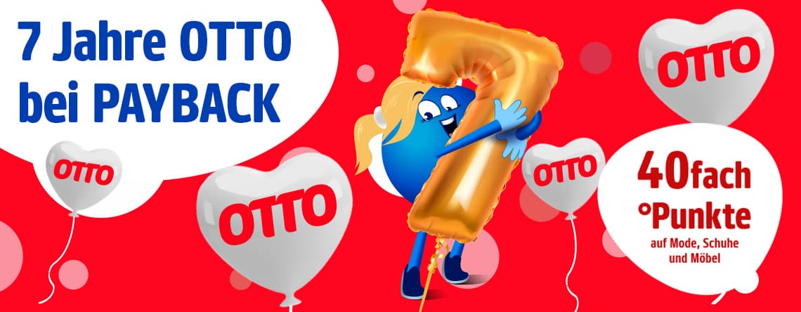 40fach Punkte auf Mode, Schuhe und Möbel mit dem Code 7jahre