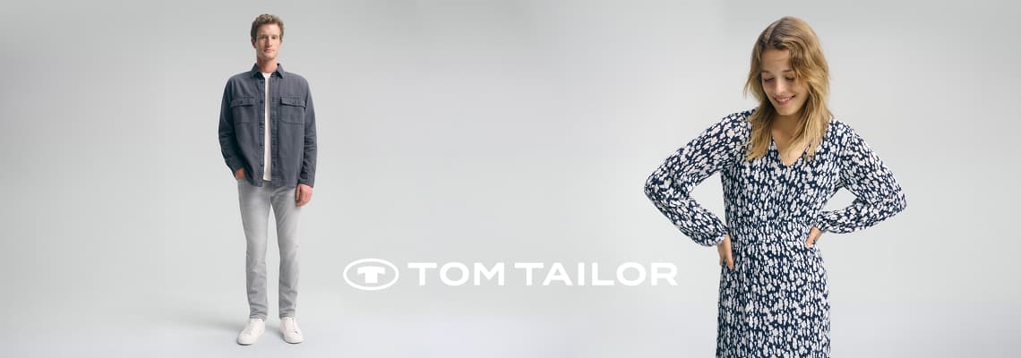 Tom Tailor - Mann mit Jeans und Frau mit Kleid
